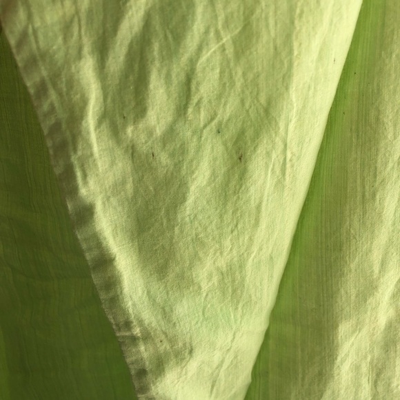 Fabindia Blouse sz M Womens Green And Gold - Picture 8 of 9